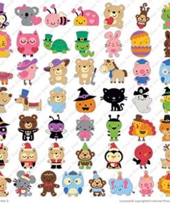 Cricut 2001801 Everyday Cartridge, Create a Critter 2,White 27 61DLiDNtXSL