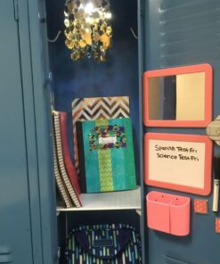 Magnetic Locker Mirror, 5" x 7" Real Glass Small Mirrors for Locker with Magnetic Backing, for School Locker, Bathroom, Household Refrigerator, Locker Accessory, Workshop Toolbox or Office Cabinet Pink 5 61DMUQdlWuL