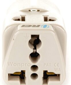 OREI European Power Adapter Plug, Perfect for Travel To Europe, Germany, France, Spain, Norway, Korea - Universal Socket - Type E/F Outlet - 2 Inputs - Safe Grounded Connection 15 61DNmNZ79L