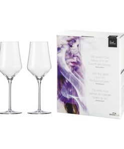 Eisch Sky White Wine Crystal Glass, SensisPlus Aeration Technology, Lead-Free, Dishwasher Safe, Set of 2, 13.4-Ounce All Purpose White, Set of 2 8 61DOC43L6wL