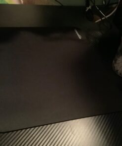 Amazon Basics Square Mouse Pad, Cloth with Rubberized Base, Standard, Black Single 33 61DOIOhky7L