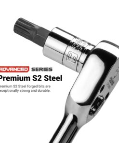 Alternative view of Capri Tools XZN Triple Square Spline Bit Socket Set, Metric, 10-Piece XZN Bit Set / Standard Length