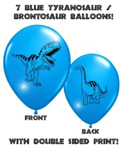 Alternative view of Dinosaur World Jurassic Style Birthday Balloons - Party Pack - 35 Large 12" Latex Balloons in Assorted Colors