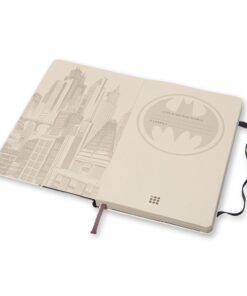 Moleskine Limited Edition Batman Notebook, Hard Cover, Large (5" x 8.25") Ruled/Lined, White, 240 Pages White, Ruled 20 61DQvtBNMIL