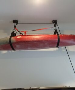 Kayak Storage Hoist - Overhead Pulley System with 125lb Capacity for Canoes, Bikes, Ladders, and More - For up to 12-Foot Ceilings by Rad Sportz 1 Traditional 43 61DSsUHmPQL