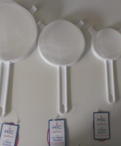 HIC Harold Import Co. HIC Mesh Strainer, 7-Inch, White 15 61DT MdDg2L