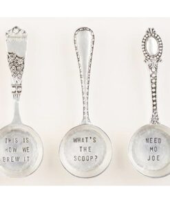 Mud Pie Brew it Coffee Scoop, 0.3815 X 19 X 8, Silver 4 61DTkDIALL