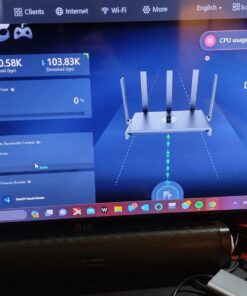 Reyee AX3000 Wi-Fi 6 Router, Dual Band Internet, 802.11ax Wireless, Coverage up to 3,000 Sq. Ft., Gigabit Wan Aggregation, WPA3, Smart VPN for Large Home (RG-E4), 2023 Release 77 61DYKqxvGrL