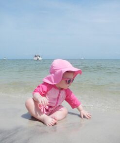 i play. Baby Girls' Brim Hat | All-Day UPF 50+ Sun Protection for Head, Neck, & Eyes 0-6 Months Gray 16 61DYaZAnQIL 1