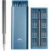 SOONAN Mini Precision Screwdriver Set, 48 in 1 Small Screwdriver Torx Bit Set, with Premium Quality Aluminum Case for Phone, Smartphone, iPad, PC, Electronic Toys, Laptop, Eyeglasses 48 in 1, Blue 32 61DZBDuJwZL