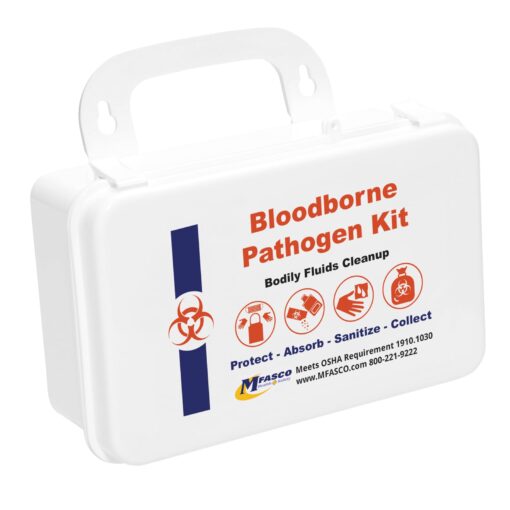 Blood Borne Pathogens Clean Up Kit Plastic Case