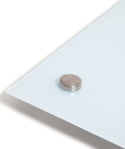 U Brands Magnetic Glass Dry Erase Board with Silver Grommets, Office Supplies, 17 x 23 Inches, Includes Dry Erase Marker Dry Erase Board+Markers+Magnet 17" x 23" 6 61Da8bxFqnL