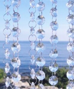 KUPOO Magnificent 16 Feet Crystal Acrylic Gems Bead Strands, Manzanita Crystals, Tree Garlands, Christmas Decoration 21 61Db5z 1ODL