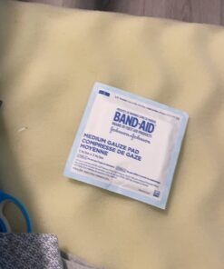 Band-Aid Brand Cushion Care Medium Gauze Pads, 3x3 Inch (Pack of 25) 3x3 Inch (Pack of 25) 18 61DbAZ8dsXL