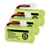 iMah BT183342/BT283342 Cordless Phone Battery Also Compatible with BT166342/BT266342 BT162342/BT262342 AT&T EL52100 EL50003 CL80100 CL80111 CRL80112 EL50003 VTech CS6709 CS6609 CS6509 CS6409, 3-Pack 17 61DcsQsf5sL