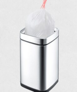 Orino Ultra Strong Garbage Bags 8 Gallon Trash Can Liners for Kitchen and Office Unscented White Drawstring Trash Bags, 60 Count 0.74 mil 22" x 24" 1 Pack 19 61DdRw0NyJL