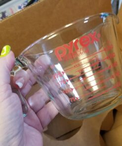 Pyrex 3 Piece Glass Measuring Cup Set, Includes 1-Cup, 2-Cup, and 4-Cup Tempered Glass Liquid Measuring Cups, Dishwasher, Freezer, Microwave, and Preheated Oven Safe, Essential Kitchen Tools 33 61DdwchmlwL