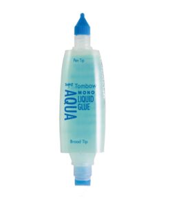 Tombow 52180 MONO Aqua Liquid Glue, 1.69 Ounce, 1-Pack. Dual Tip Dispenser for Precise to Full Coverage Application that Dries Clear Original Version 23 61DeSPyhvnL