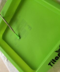 TitanOwl Silicone Deep Dish Tray Container Cake Pan Approx 8"x8", Baking Bakeware Brownie 1 Green 12 61Df6smVx4L