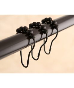Kingston Brass SRCR125 Roller Ball Shower Curtain Rings, Oil Rubbed Bronze, 2.81 x 1.56 x 0.31 (12Pcs/Set) 10 61DfE7BSA9L