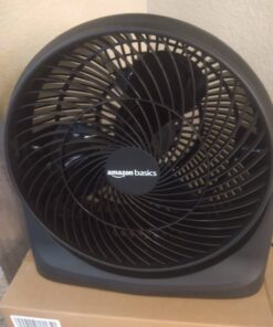 Amazon Basics 3 Speed Small Room Air Circulator Fan, 11-Inch, Blade, Black, 7.6"D x 14.8"W x 14.1"H 42 61DgeXLJBNL