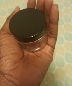 Cornucopia 2oz Straight Sided Clear Glass Jars (12 pack), Airtight Cosmetic Jars for Creams, Balms & Aromatherapy 49 61Dggbe2FcL 1