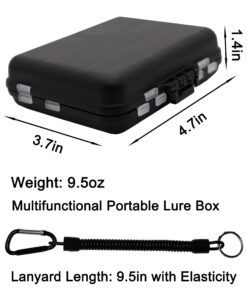 SUPERTHEO Fishing Accessories Kit with Hooks Bass Casting Sinkers Fishing Swivels Snaps Sinker Slides Fishing Line Beads Fishing Set with Tackle Box Lanyard 140pcs Swivels 13 61DjgdFrpmL