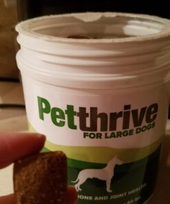 Petthrive Dog Hip and Joint Support Supplement Soft Chews with Resveratrol and Hyaluronic Acid, Mobility Bites Chewables, Bacon Flavor, Large Breed 1.12 Pound (Pack of 1) 15 61DkqGeTBBL