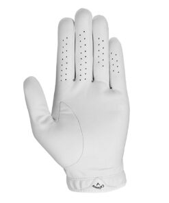 Alternative view of Callaway Golf 2020 Tour Authentic Glove White Medium-Large Standard Worn on Left Hand