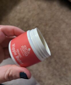 Organic Nipple Butter™ Breastfeeding Cream by Earth Mama | Lanolin-free, Postpartum Essentials Safe for Nursing, Non-GMO Project Verified, 2-Fluid Ounce 2 Fl Oz (Pack of 1) 52 61DlLSCNEsL