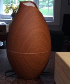 NOW Essential Oils, Ultrasonic Faux Wood Aromatherapy Oil Diffuser, Contemporary Design, Extremely Quiet Heat Free, Color Changing LED Diffuser 22 61Dlwz5jhL