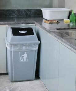 Yuright 13 Gallon Clear Kitchen Trash Bags, 220 Counts 8 61Dm0 X8mwL