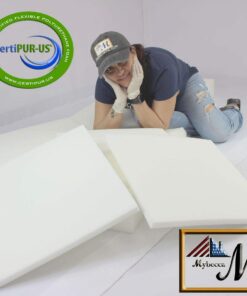 5" x 24" x 24" High Density Upholstery Foam Cushion (Seat Replacement, Upholstery Sheet, Foam Padding) 13 61DmW5B53OL