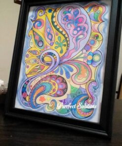 Fun & Funky Coloring Book Treasury: Designs to Energize and Inspire (Design Originals) 208 Pages with 96 Groovy One-Side-Only Designs on Extra-Thick Perforated Paper in a Handy Spiral Lay-Flat Binding 37 61DmdEUD0mL