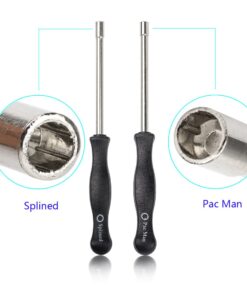 HIFROM® Carburetor Adjustment Tool Kit - 2 Cycle Engine Carburetor Adjusting 4 Pieces Set Splined x1, pac Man x1, Single D x1 and Double D x1 4 Tool Kit 11 61Dms6B JRL