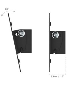 Swift Mount Steel Tilting TV Wall Mount for TVs up to 25" in Black 12 61DnPcKHxXL