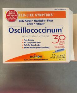 Boiron Oscillococcinum for Relief from Flu-Like Symptoms of Body Aches, Headache, Fever, Chills, and Fatigue - 30 Count 30 Count (Pack of 1) 40 61DnV7twX6L