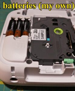 Brother P-touch, PTD210, Easy-to-Use Label Maker, One-Touch Keys, Multiple Font Styles, 27 User-Friendly Templates, White, Gray/White 48 61DnnKUwdKL