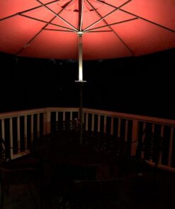 OYOCO Warm White Patio Umbrella Light 3 Brightness Modes Cordless 28 LED Lights at 200 lumens 4 x AA Battery Operated,Umbrella Pole Light for Patio Umbrellas,Camping Tents 43 61DoFgAnYhL
