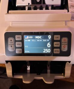 MUNBYN IMC09 Mixed Denomination Money Counter Machine, Value Counting, UV/MG/IR/MT Bill Counter, 3.5" TFT Display Money Counting Machine, USD, EUR, GBP, MXN Cash Counter for Business, 2 Years Warranty 25 61DpIqPcGAL