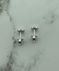 Sterling Silver Peace Sign Stud Earrings 6MM Peace 16 61DqDbgXtL