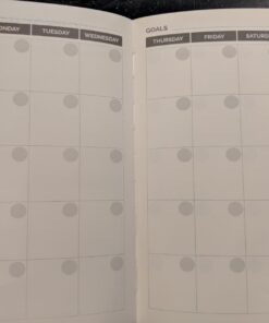 Papercode 2024 Daily Planner - Leather Weekly Planner W/Thick No-Bleed Pages - Monthly & Weekly Layouts - Use for Productivity, Schedule, or Agenda Blue 108 61DqdyTJuLL