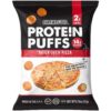 Shrewd Food Protein Puffs, Low Carb Cheese Pizza Puffs, High Protein Crunch, Keto Friendly Snack, Savory Protein Chip, 14g Protein Per Serving, 2g Carbs, Brick Oven Pizza, 8 Pack