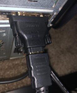 BENFEI DVI to HDMI, Bidirectional DVI (DVI-D) to HDMI Male to Female Adapter with Gold-Plated Cord 2 Pack Adapter DVI M to HDMI F 45 61DrnRZwHAL