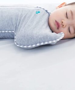 Love to Dream Swaddle UP, Baby Sleep Sack, Self-Soothing Swaddles for Newborns, Improves Sleep, Snug Fit Helps Calm Startle Reflex, New Born Essentials for Baby, 13-19 lbs, Gray Medium (13-19 lbs.) 31 61DtOXooyIL