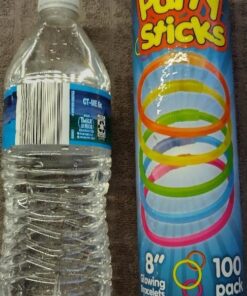 Glow Sticks Bulk Party Favors 100pk - 8" Glow in the Dark Party Supplies, Light Sticks for Neon Party Glow Necklaces and Bracelets for Kids or Adults 100 Pack 41 61DtaLzzQtL