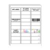 MFLABEL Address Labels, 1"x2-5/8" Mailing Labels, 30-UP White Shipping Labels for Inkjet or Laser Printer, 3000 Sticker Labels (100 Sheets), 30 Labels per Sheet 100 Sheets 1" x 2-5/8" (30-up) 124 61DubffqbNL