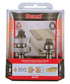 Alternative view of Freud 99-036: 1-3/4" (Dia.) Adjustable Tongue & Groove Bit Set