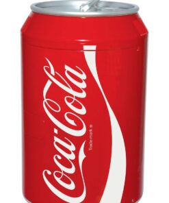 Coca-Cola 12 Can Portable Mini Fridge w/ 12V DC and 110V AC Cords, 10L (10.6 qt) Can Shaped Personal Cooler, Red, Travel Fridge for Drinks, Snacks, Lunch, Home, Office, Dorm Room, RV Coca Cola 17 61DwCNdBfyL