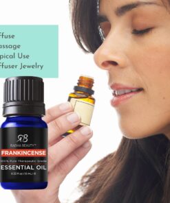 Radha Beauty Frankincense Essential Oil 10ml - 100% Pure & Therapeutic Grade, Steam Distilled for Aromatherapy, Relaxation, Supports Healthy Immune System & Nervous Function 0.33 Fl Oz (Pack of 1) 7 61DxcWMOZJL